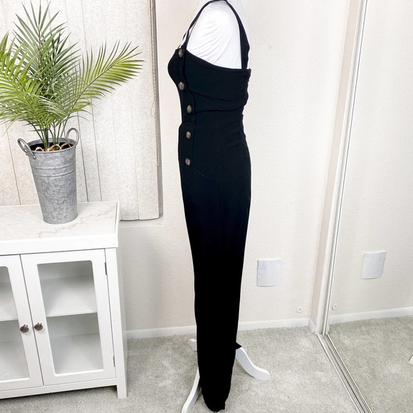 Reformation Leo Jumpsuit Black Jumper Jumpsuits Rompers Size 2 - Picture 7 of 12
